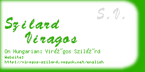 szilard viragos business card